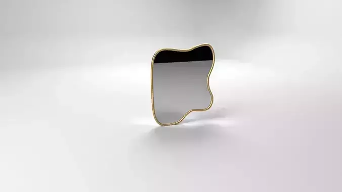 Miroir mirror in shape of wave