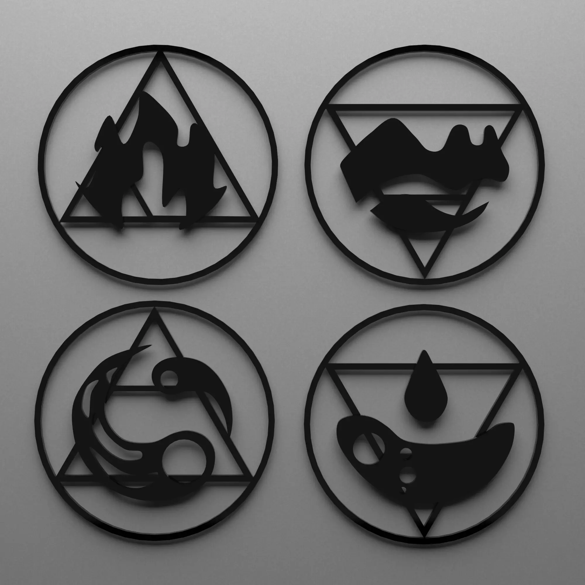 Dekoratif Tablo - Duvar Dekoru - Decor Low-poly 3D model_0