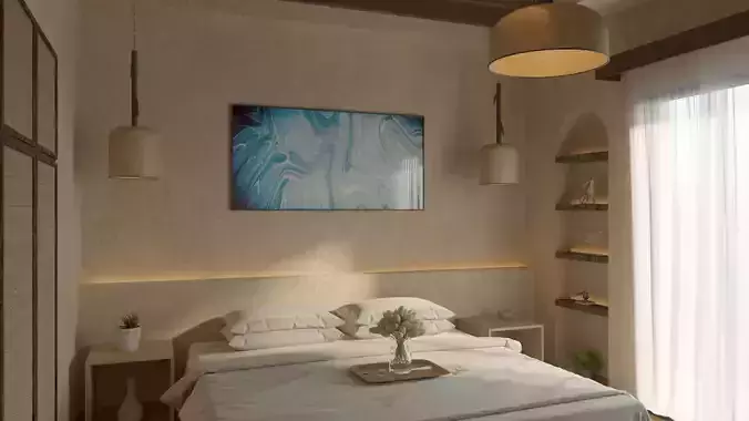 Wabi Sabi inspired Bedroom