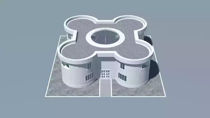 Modern house 2 3D model