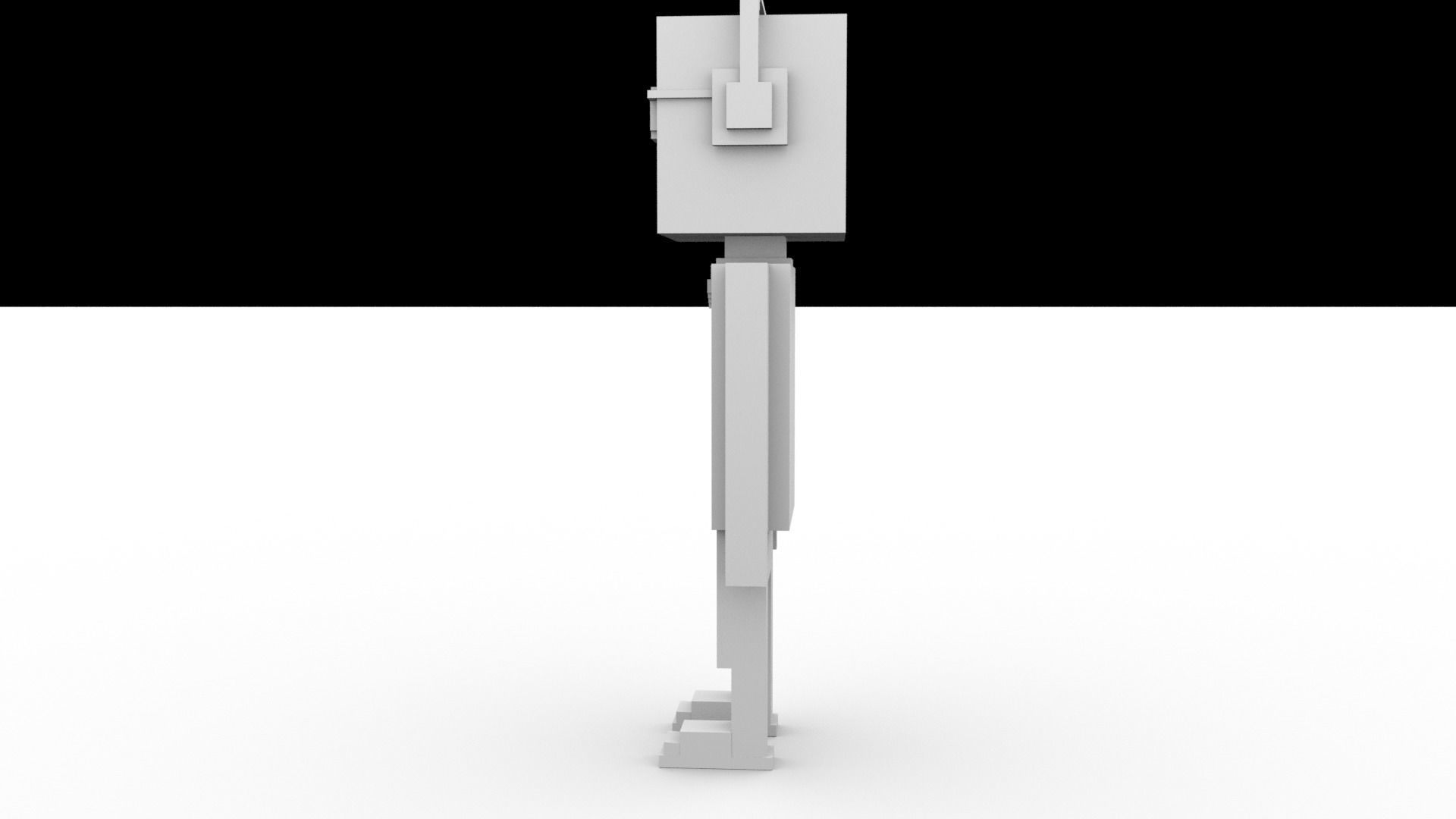 The world famous NFT Meebits Low-poly 3D model_15