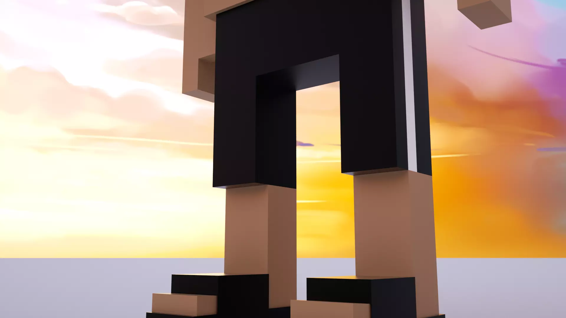 The world famous NFT Meebits Low-poly 3D model_0