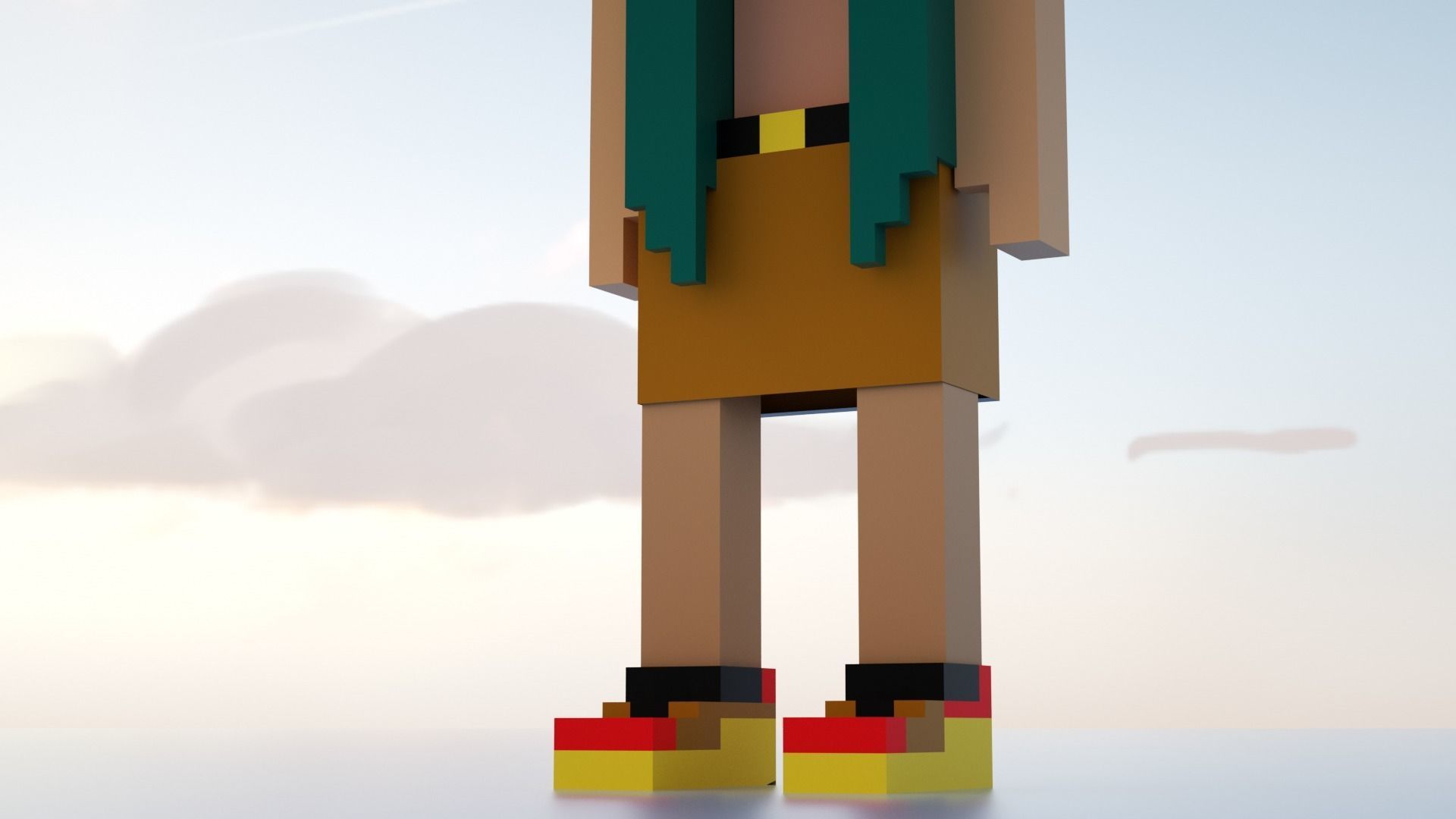 3D Meebits Freed 3D Low-poly 3D model_3