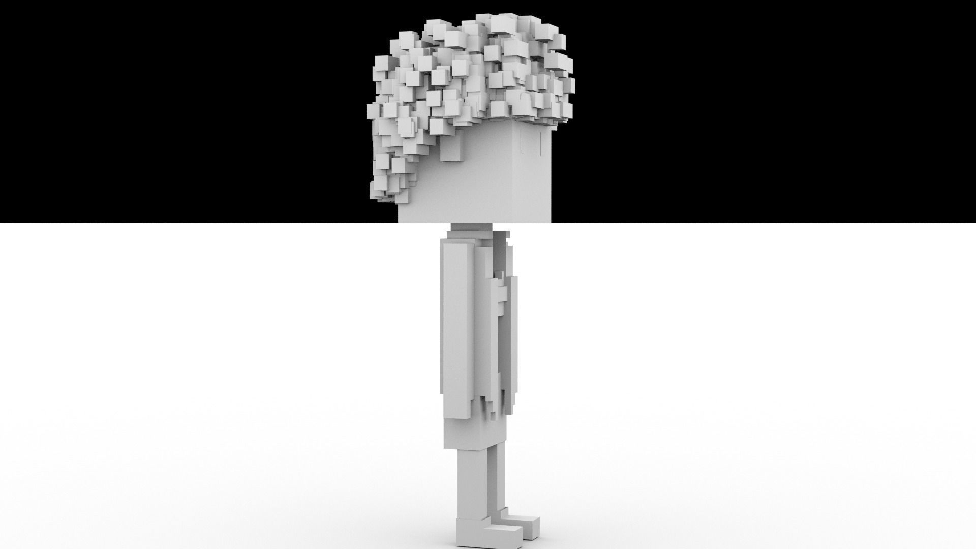 3D Meebits Freed 3D Low-poly 3D model_14