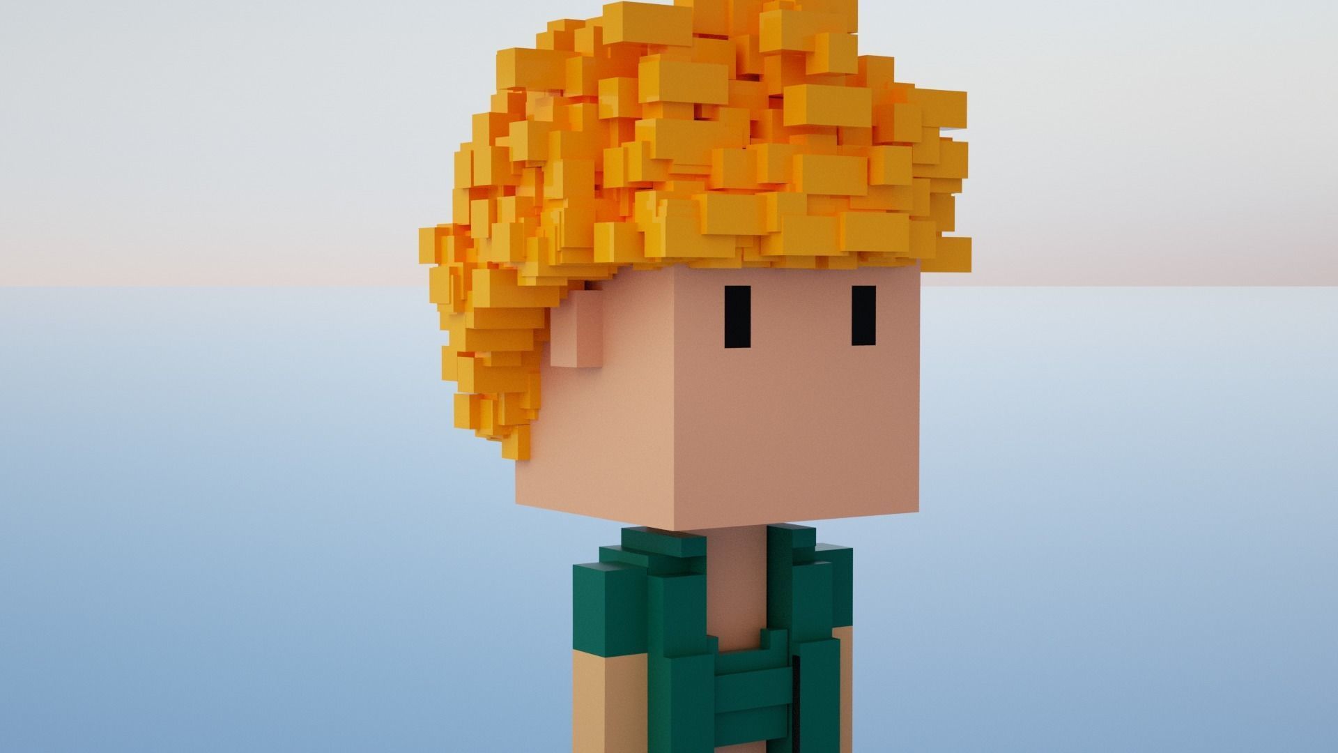 3D Meebits Freed 3D Low-poly 3D model_1