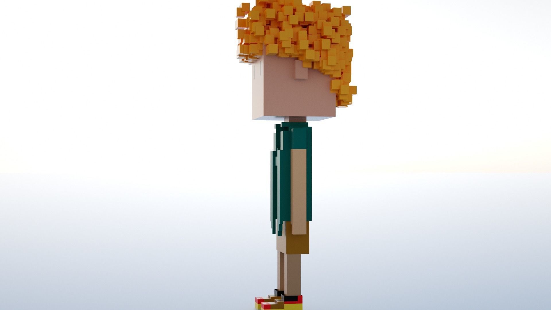 3D Meebits Freed 3D Low-poly 3D model_8