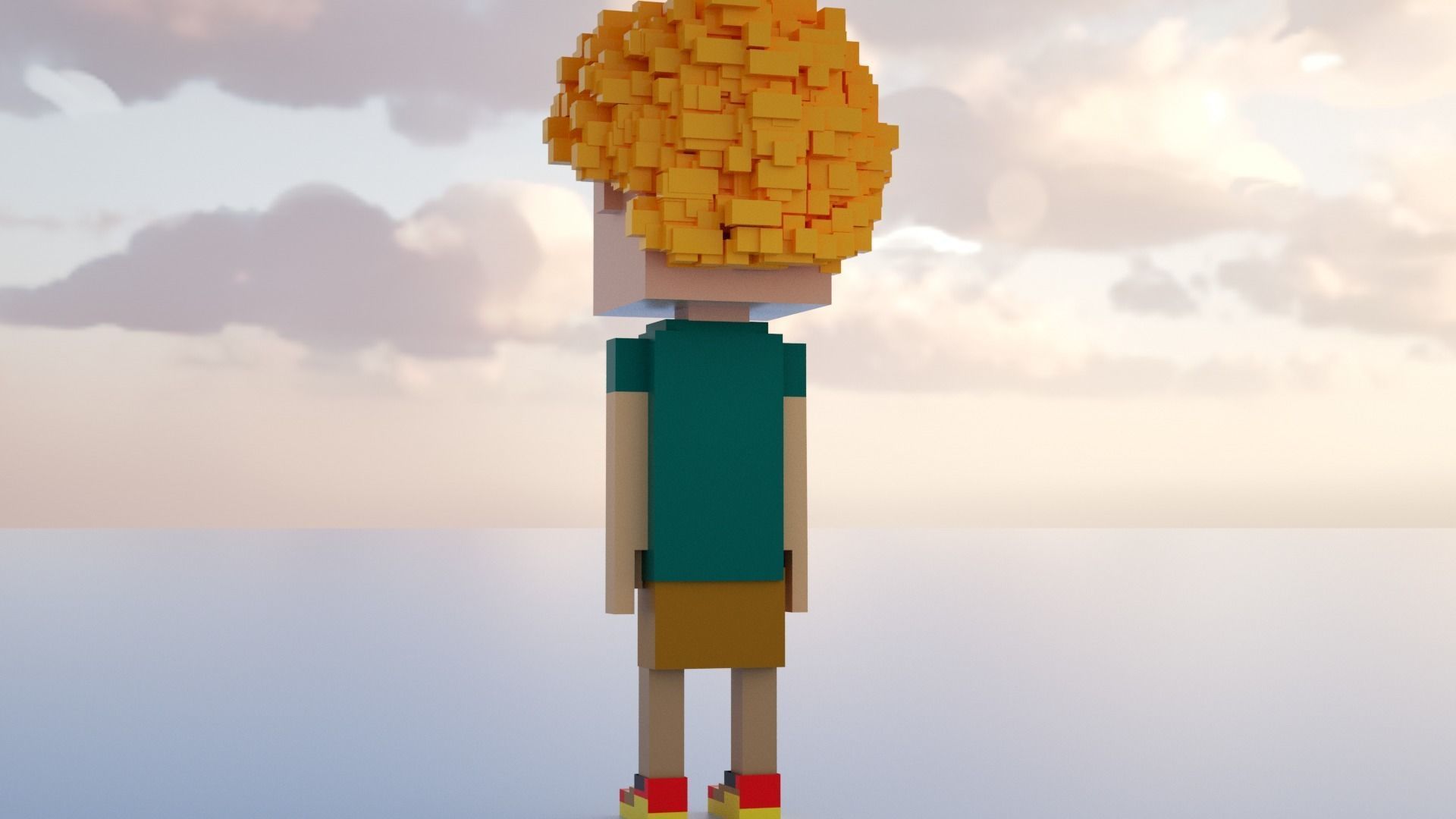 3D Meebits Freed 3D Low-poly 3D model_9