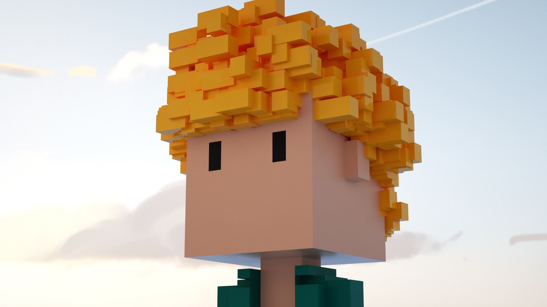 3D Meebits Freed 3D Low-poly 3D model_2