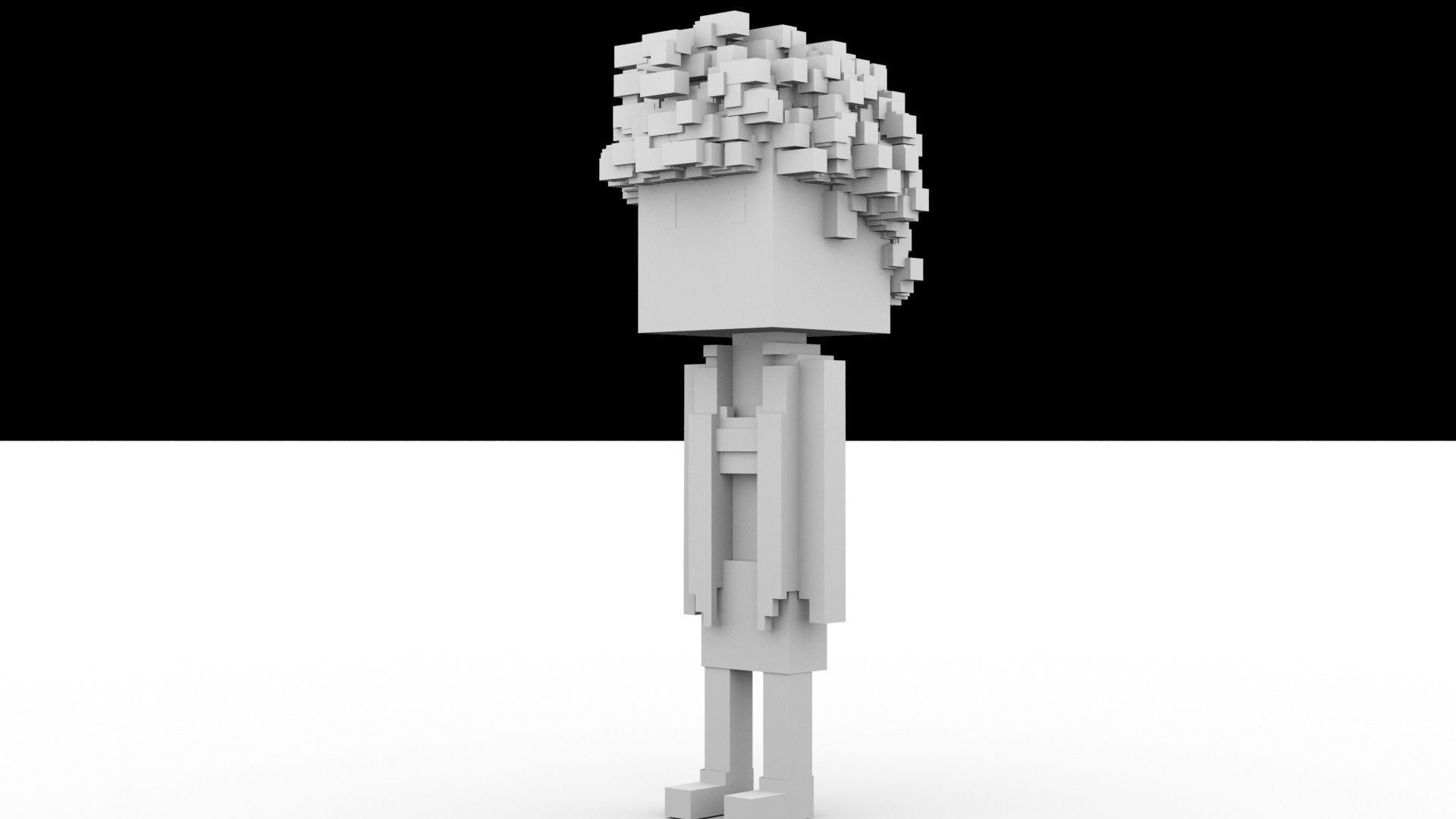 3D Meebits Freed 3D Low-poly 3D model_12