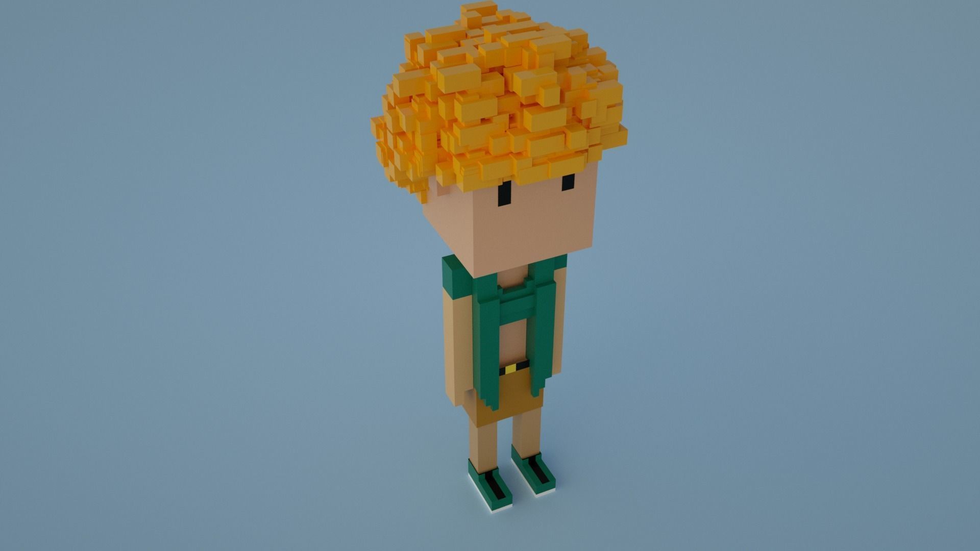 3D Meebits Freed 3D Low-poly 3D model_6