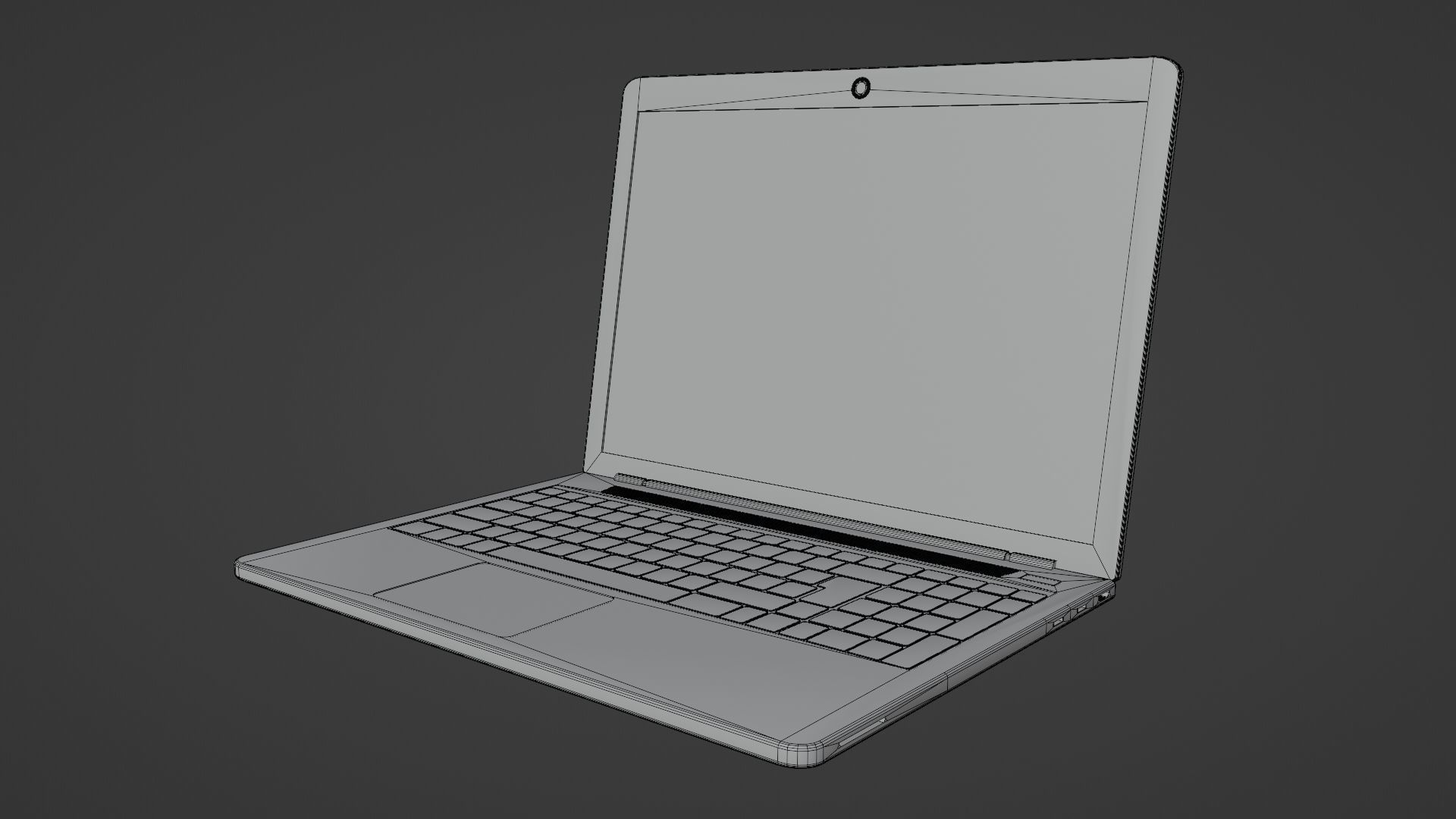 Laptop 3D model computer 3D model_6