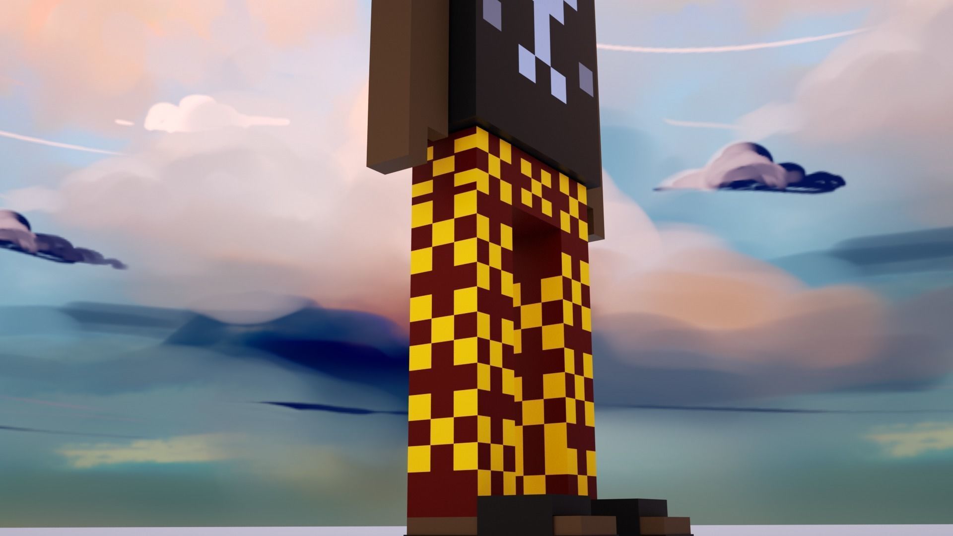 3D Meebits Pool 3D Low-poly 3D model_5