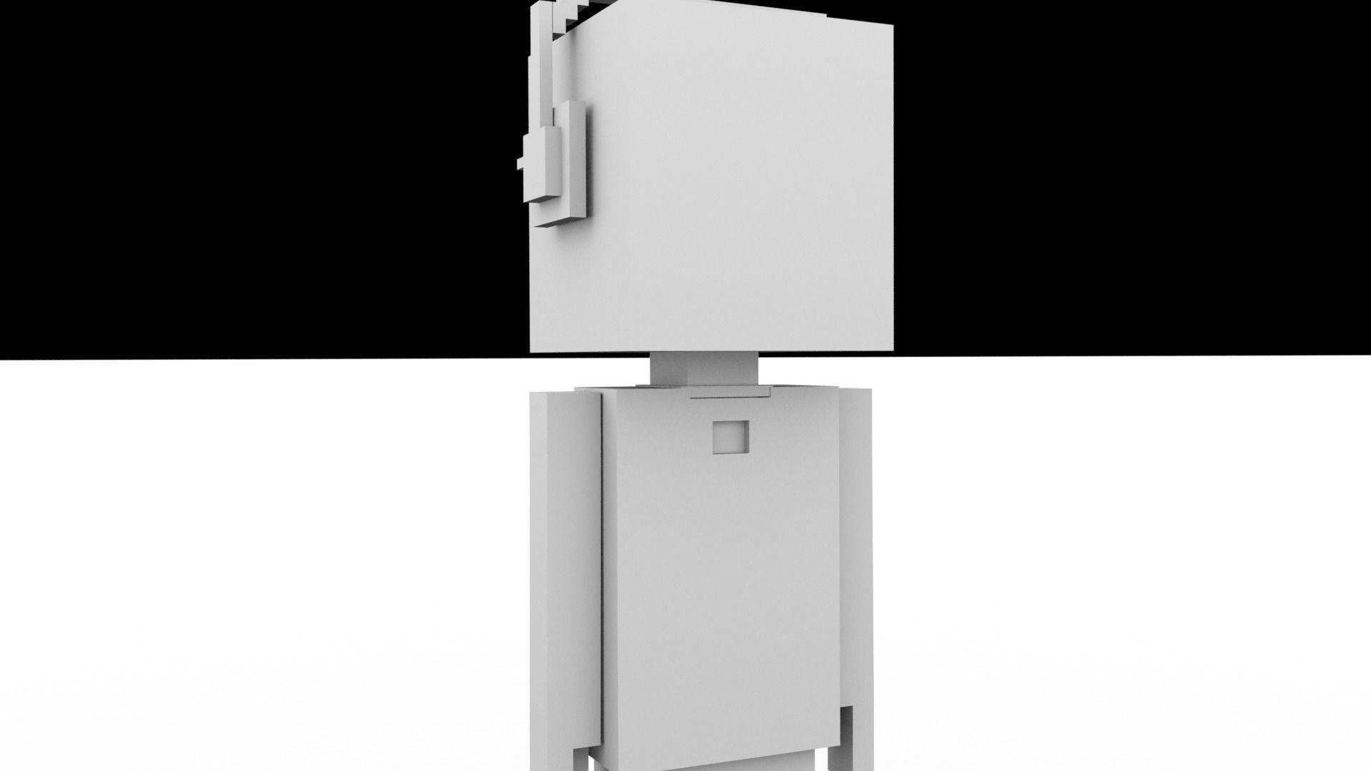 3D Meebits Pool 3D Low-poly 3D model_15