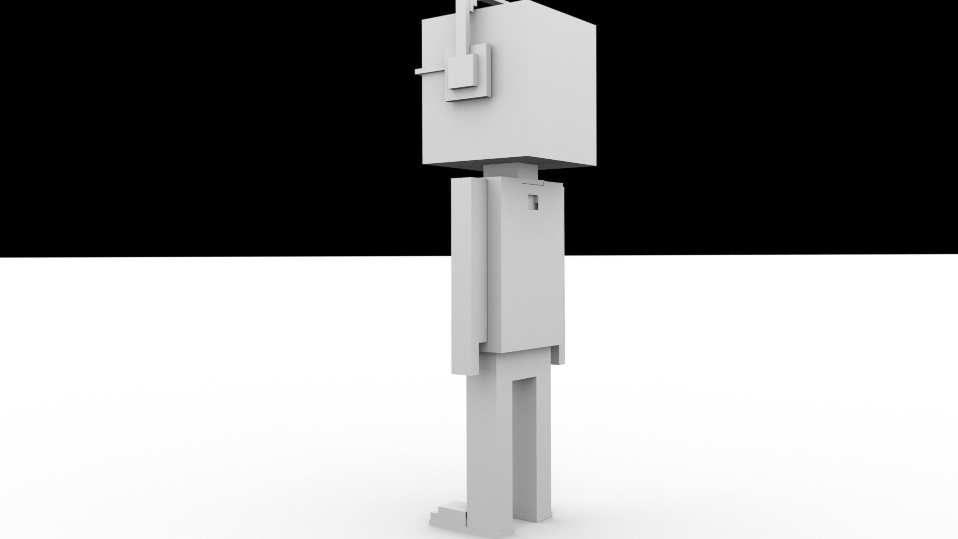 3D Meebits Pool 3D Low-poly 3D model_14