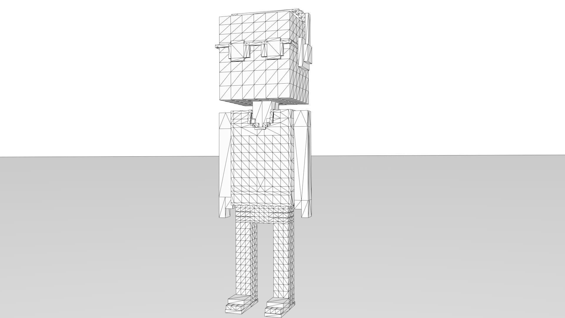 3D Meebits Pool 3D Low-poly 3D model_17