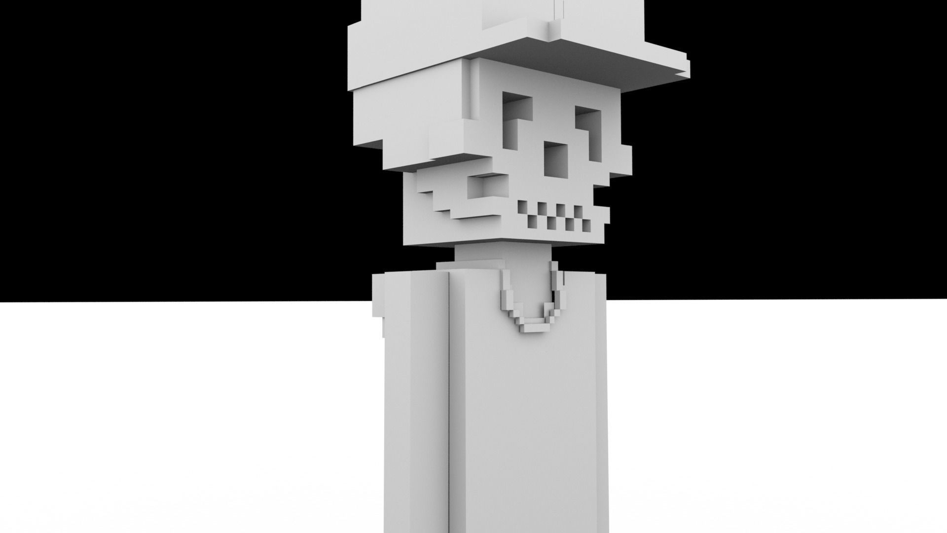 3D Meebits Jamy 3D Low-poly 3D model_20