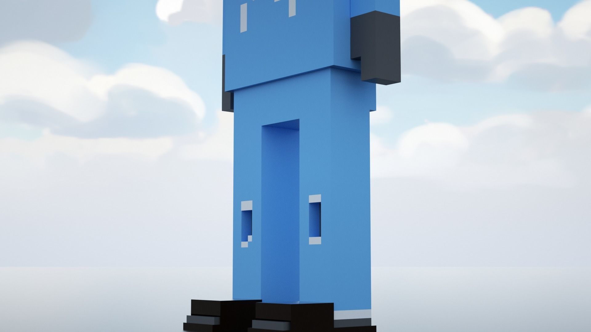 3D Meebits Fill 3D Low-poly 3D model_5