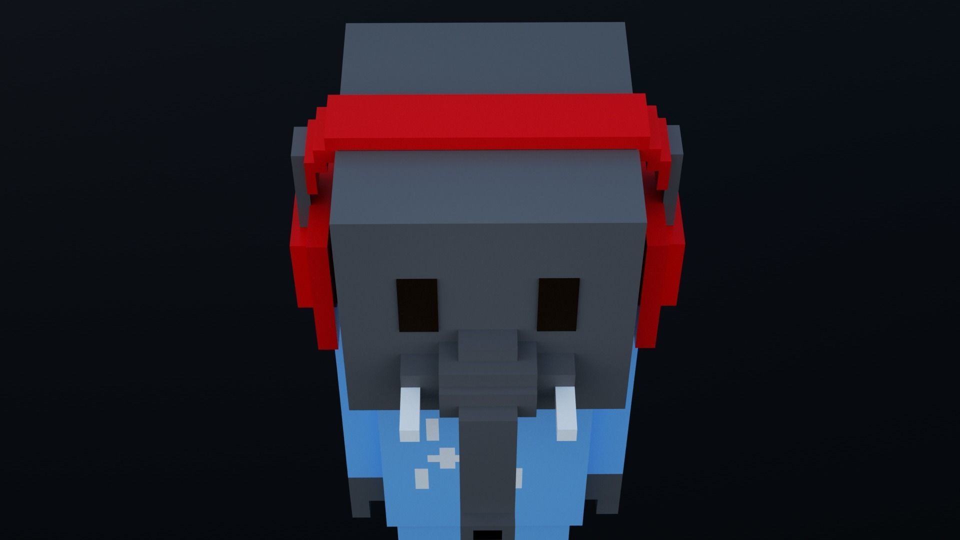 3D Meebits Fill 3D Low-poly 3D model_2