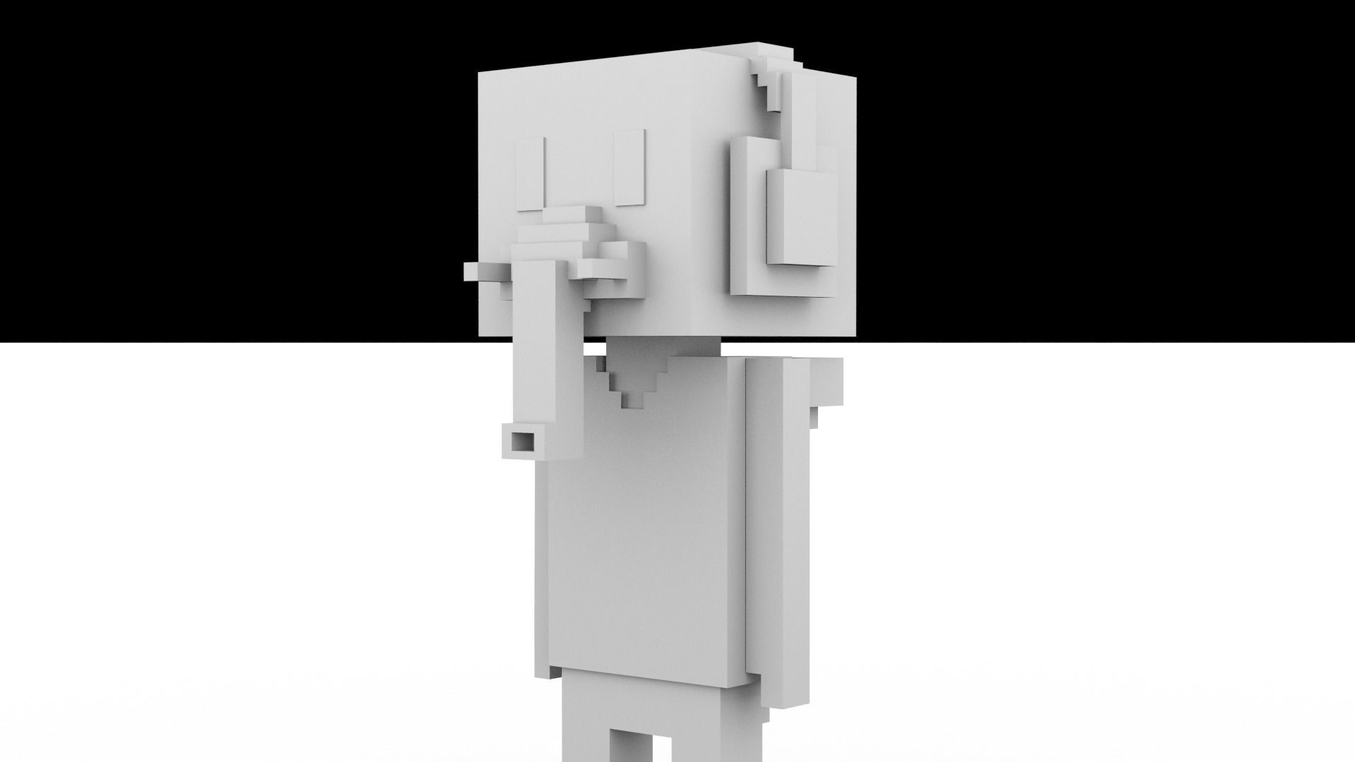 3D Meebits Fill 3D Low-poly 3D model_14