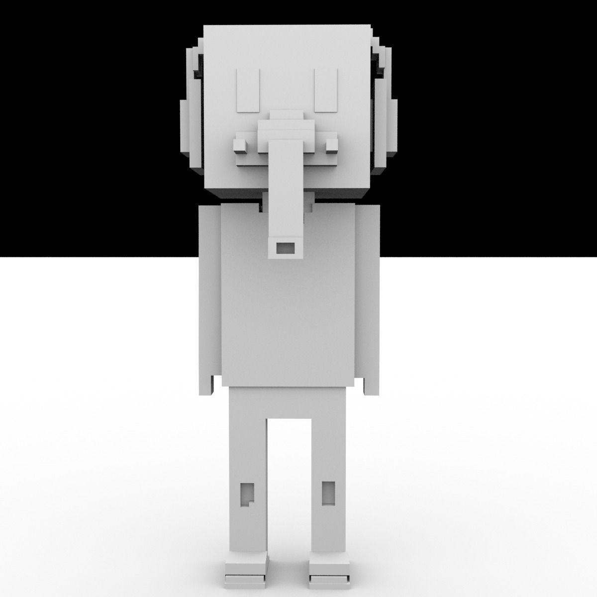 3D Meebits Fill 3D Low-poly 3D model_18