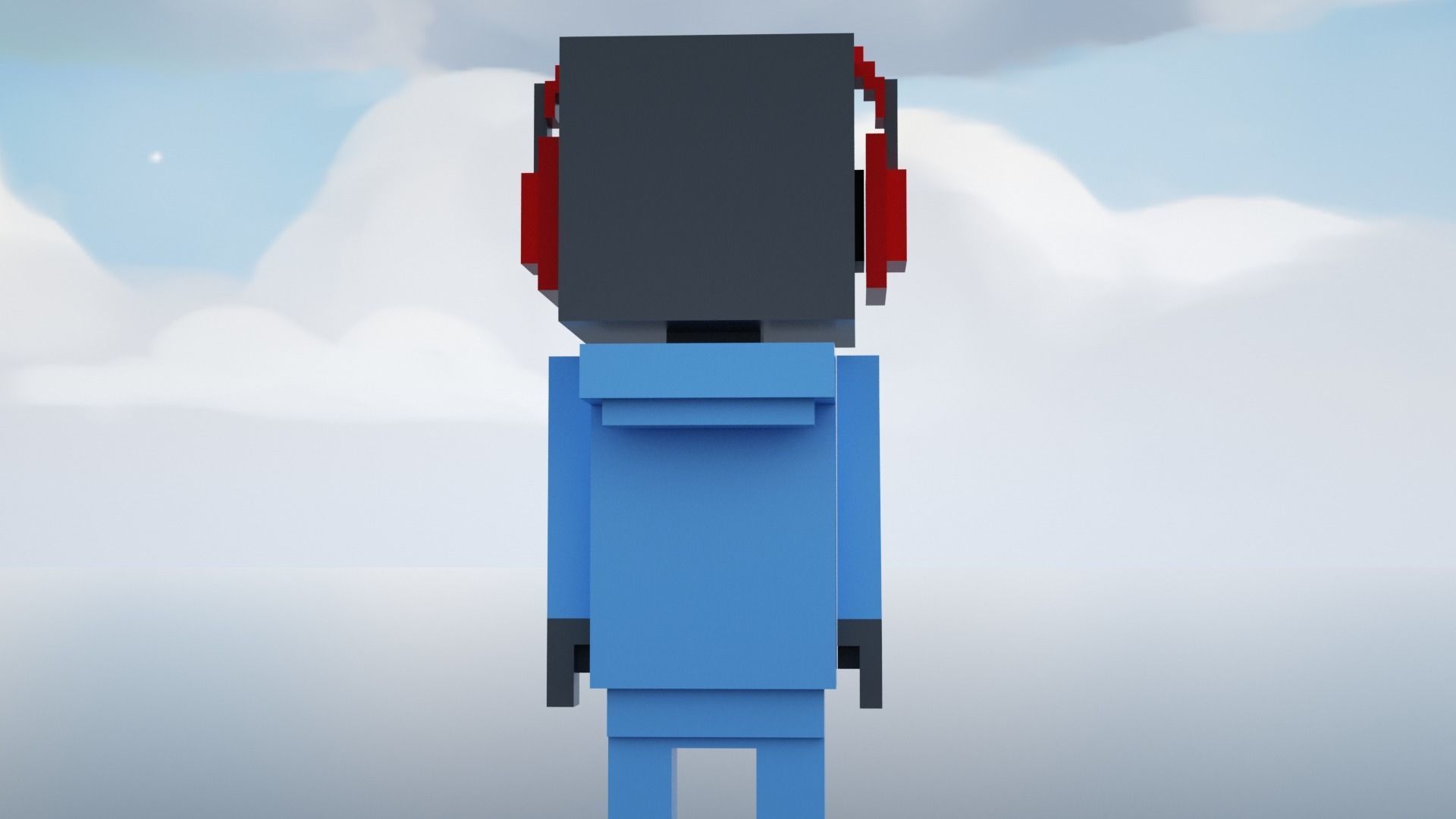 3D Meebits Fill 3D Low-poly 3D model_9