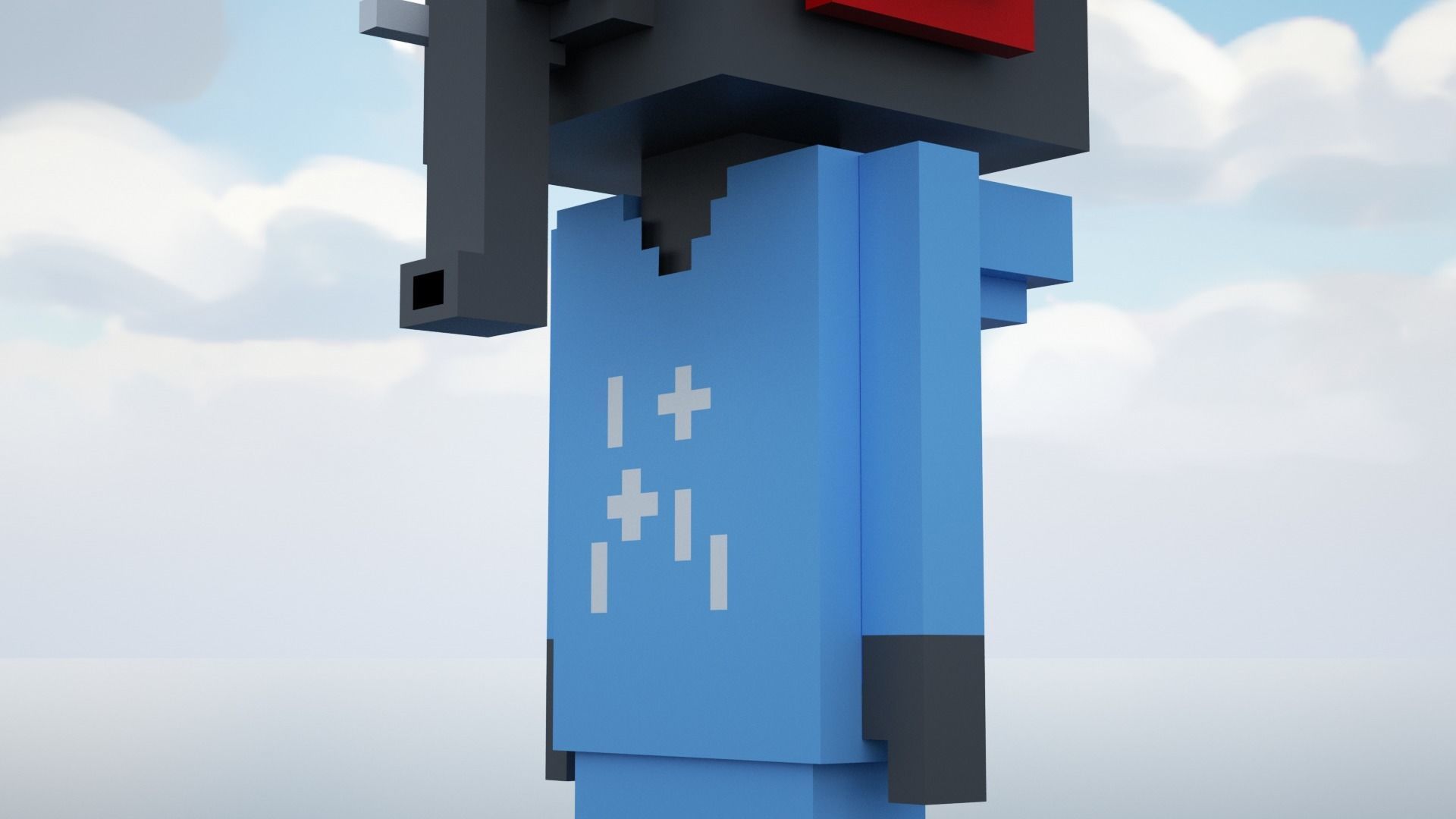 3D Meebits Fill 3D Low-poly 3D model_4