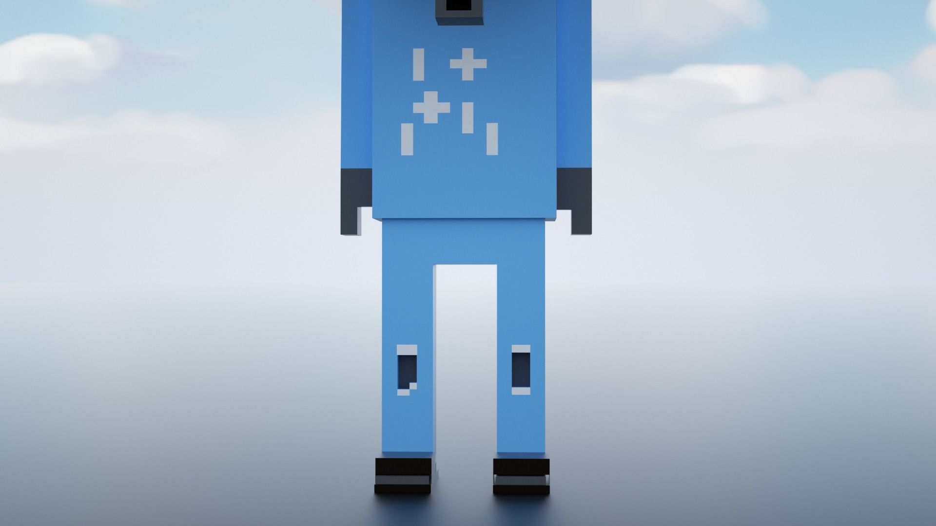 3D Meebits Fill 3D Low-poly 3D model_11