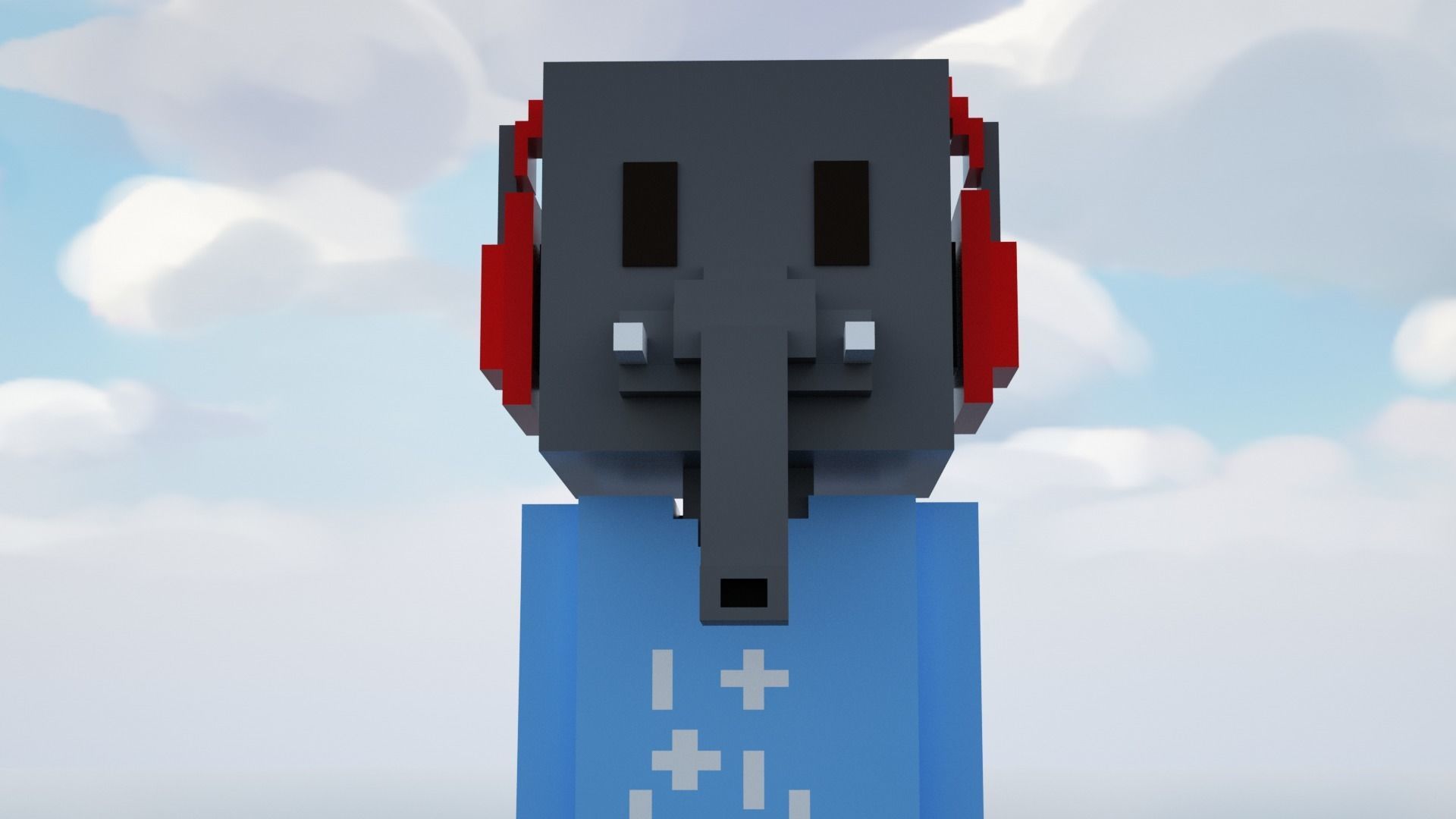 3D Meebits Fill 3D Low-poly 3D model_12