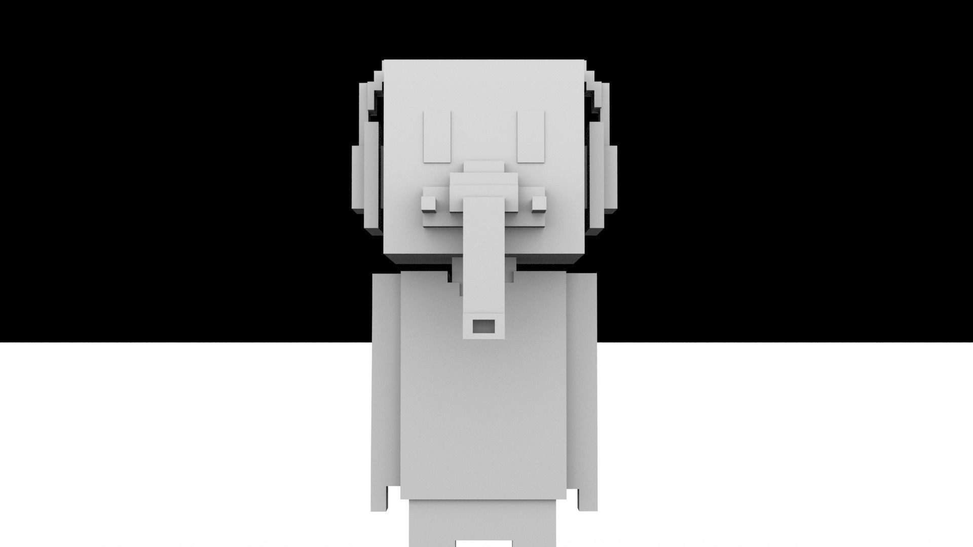 3D Meebits Fill 3D Low-poly 3D model_13