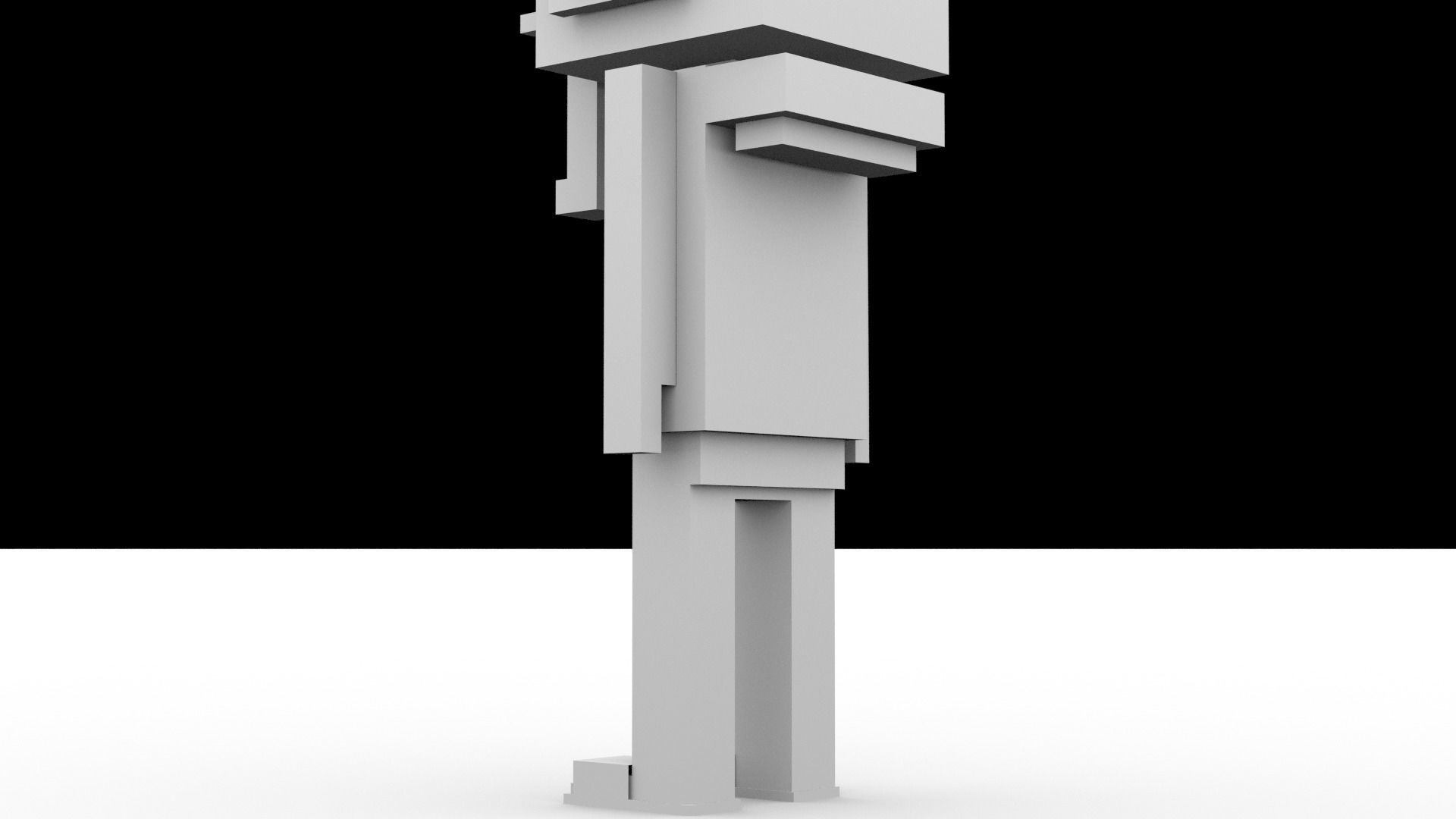 3D Meebits Fill 3D Low-poly 3D model_17