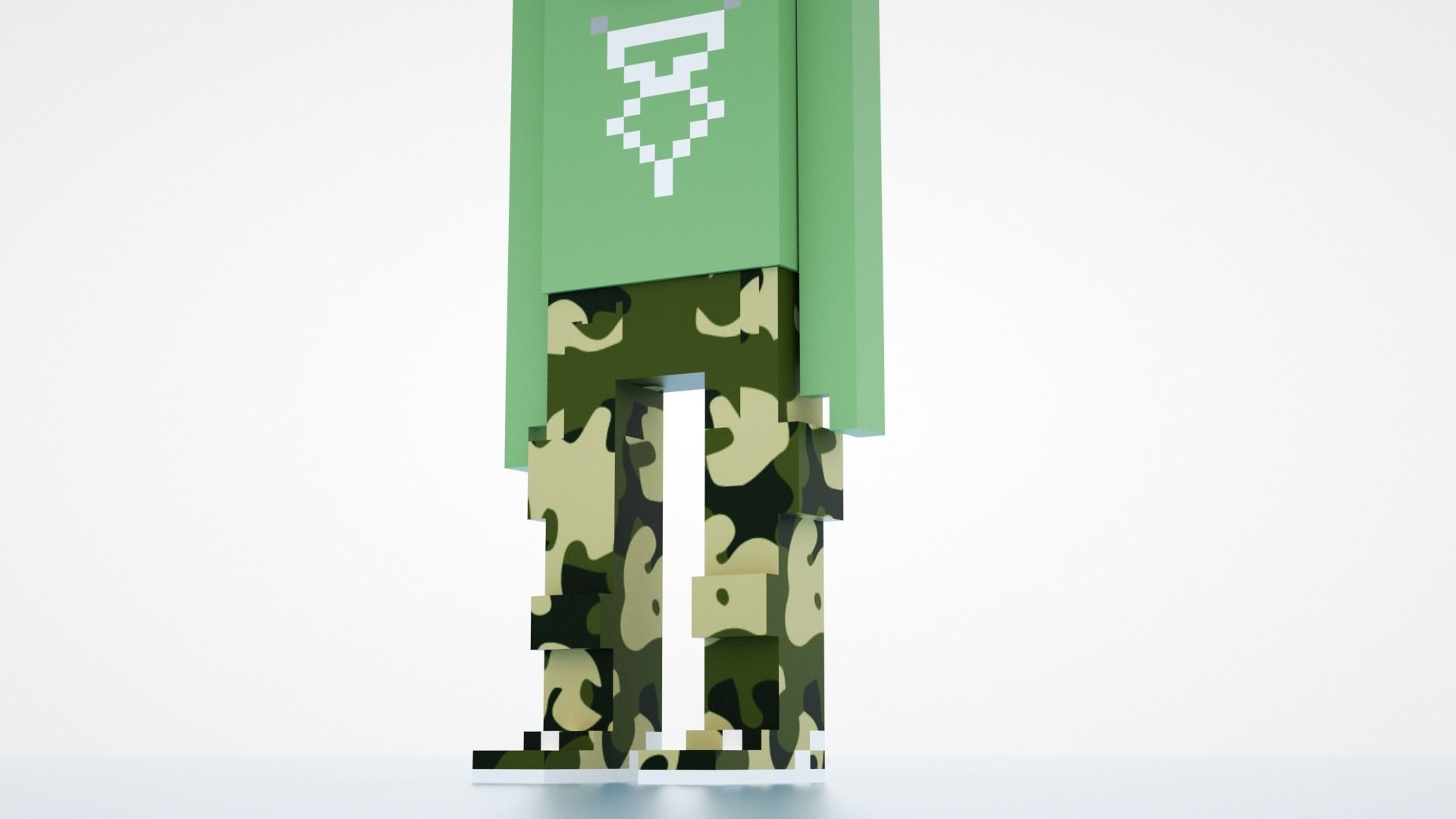 3D Meebits David 3D Low-poly 3D model_1