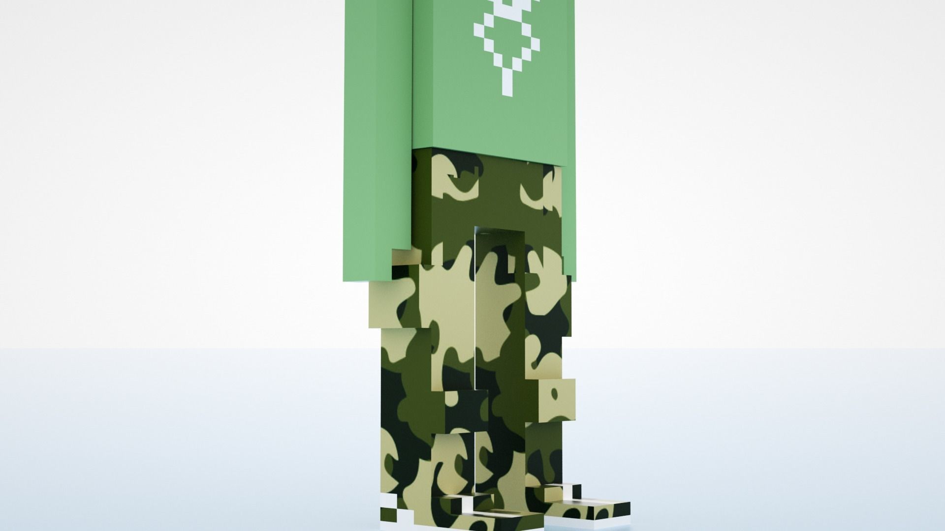 3D Meebits David 3D Low-poly 3D model_6