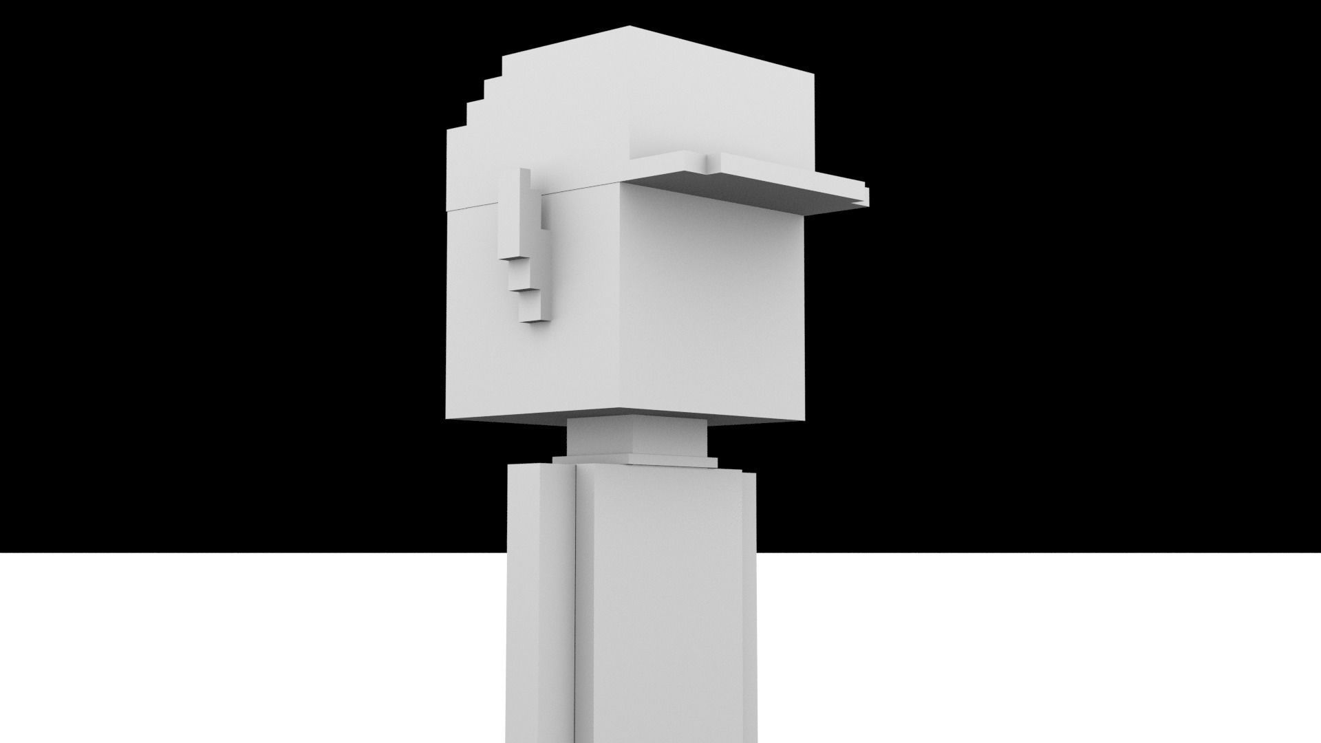 3D Meebits David 3D Low-poly 3D model_10