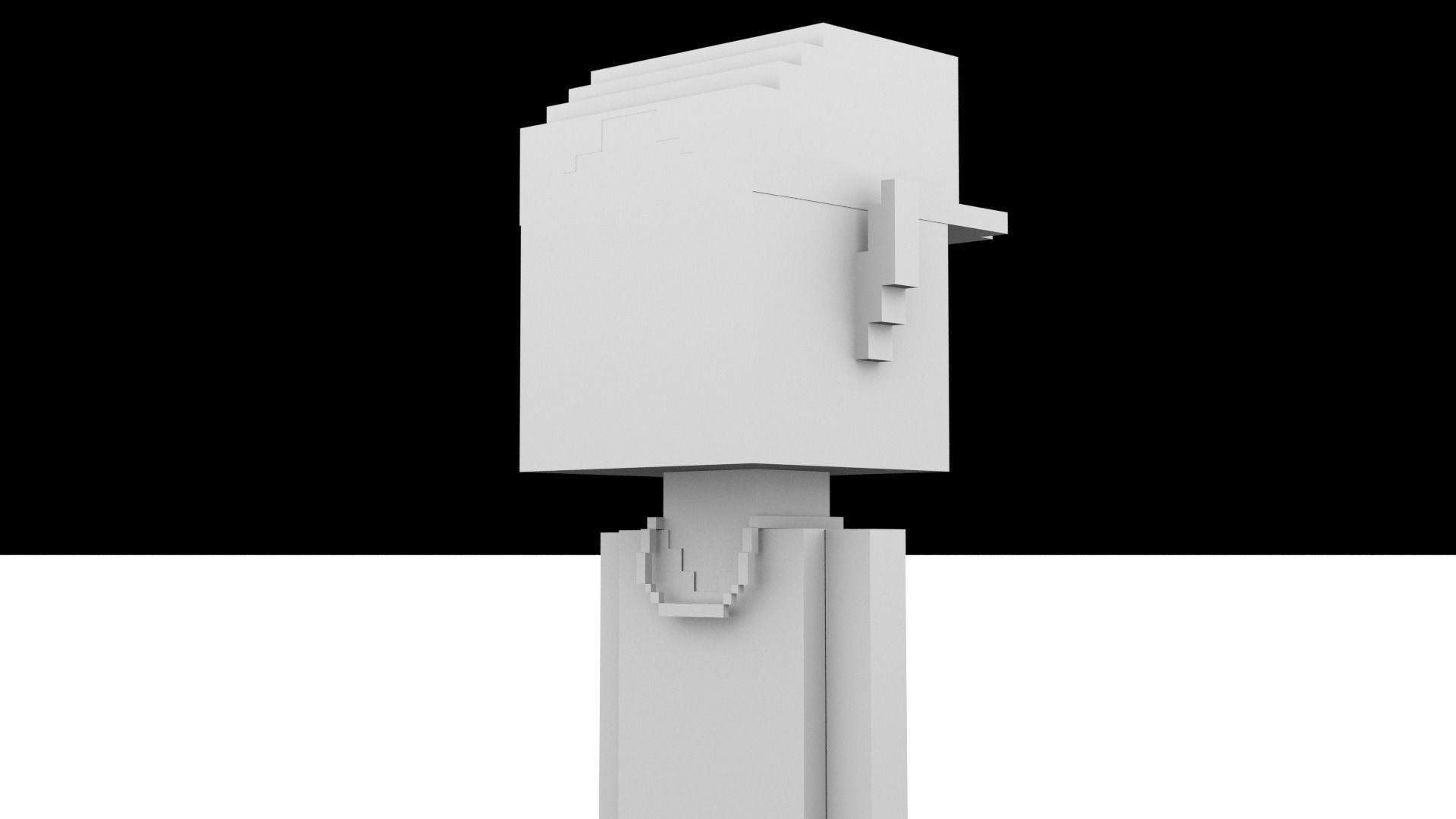 3D Meebits David 3D Low-poly 3D model_13