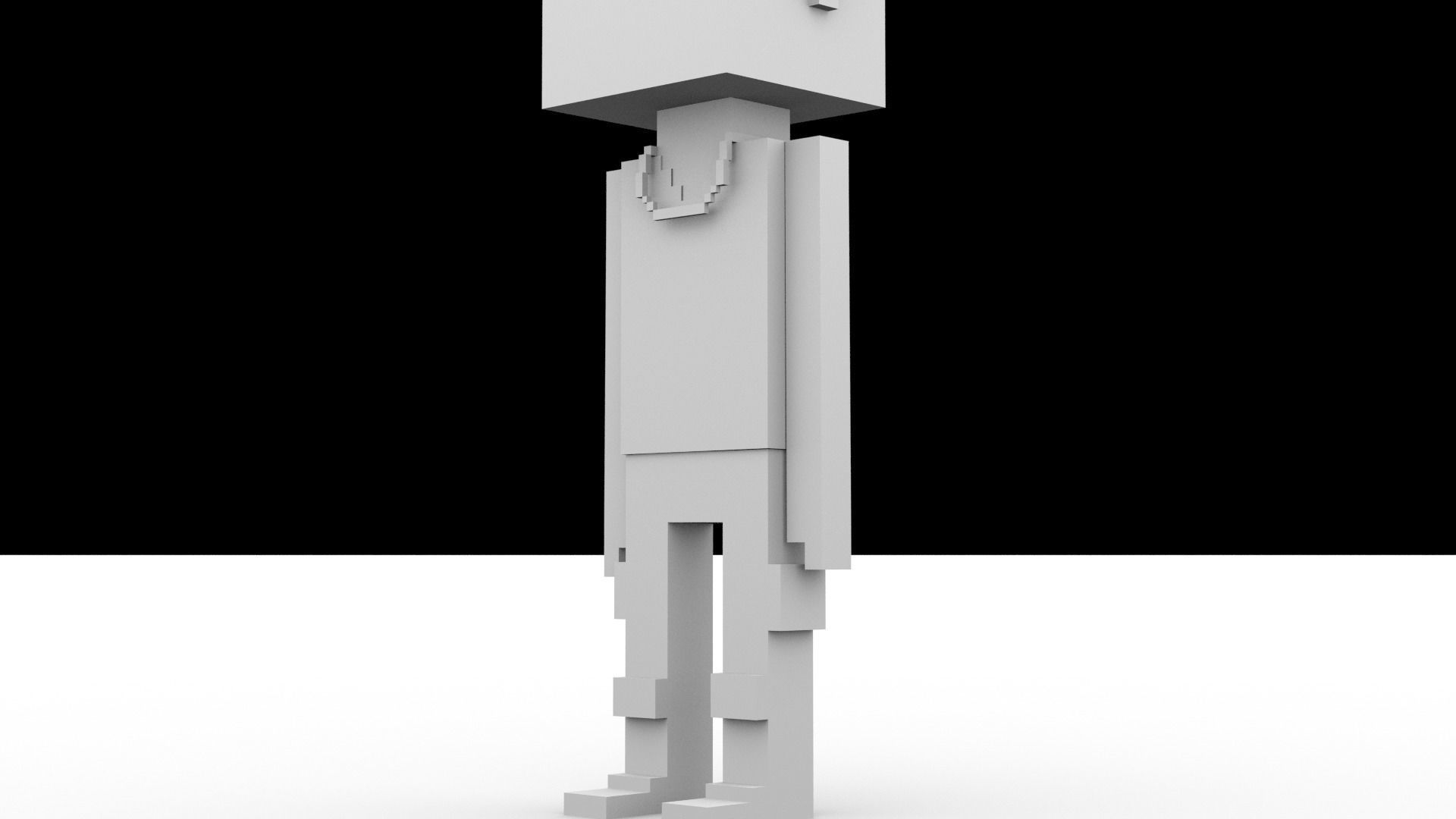 3D Meebits David 3D Low-poly 3D model_14