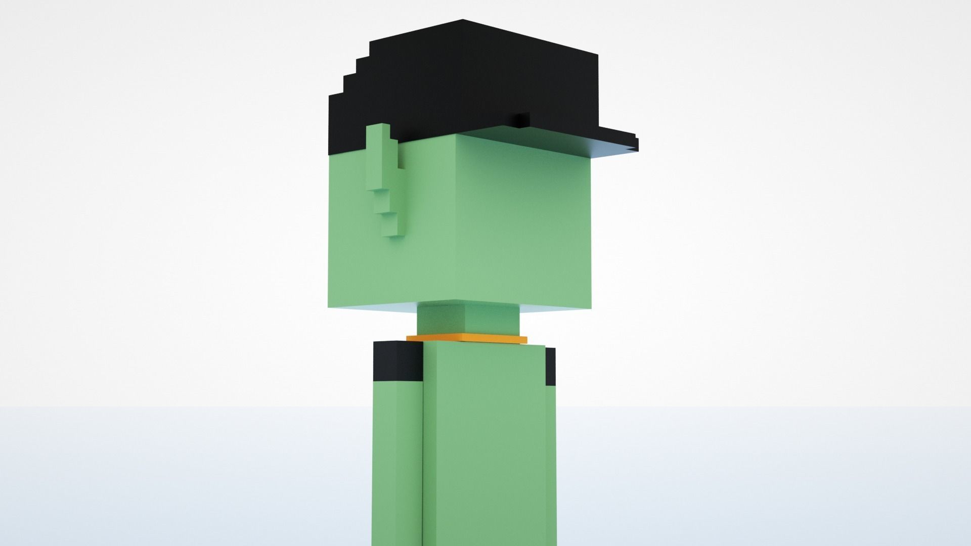 3D Meebits David 3D Low-poly 3D model_9