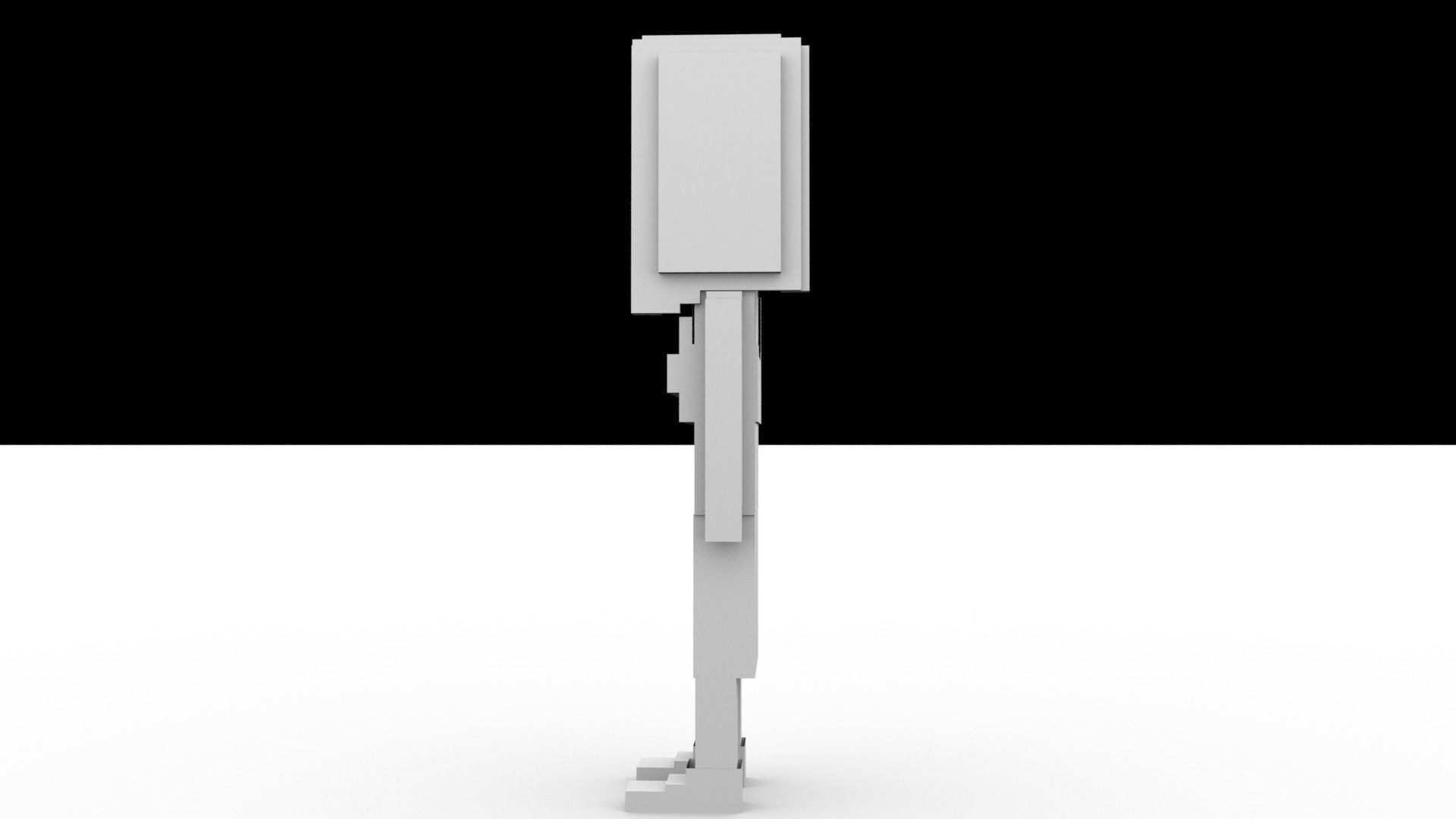 3D Meebits Silvia 3D Low-poly 3D model_14