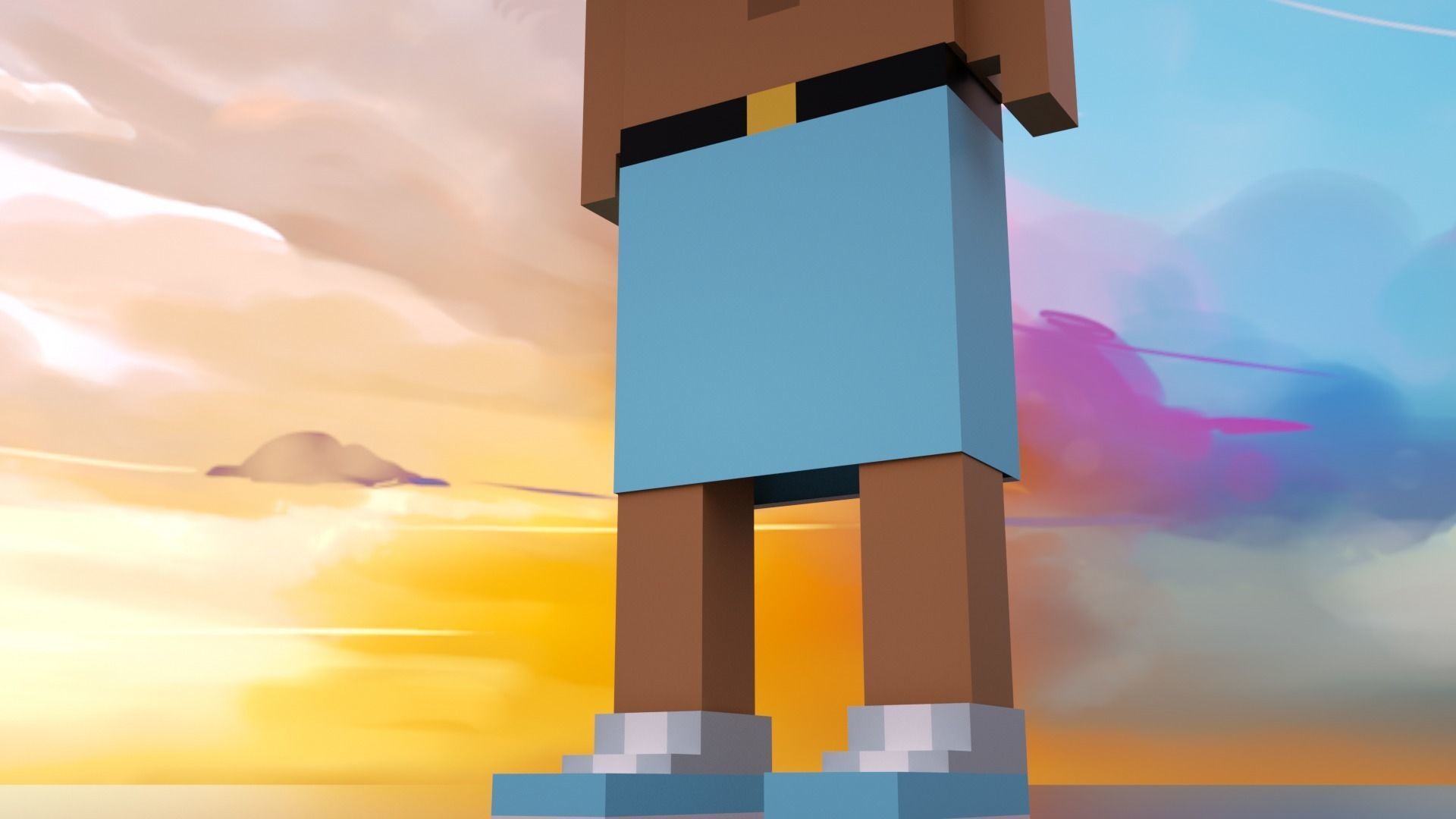 3D Meebits Silvia 3D Low-poly 3D model_2