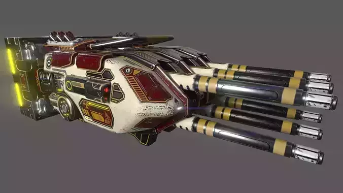 Imperial Spinal Assault Cannon 3D model