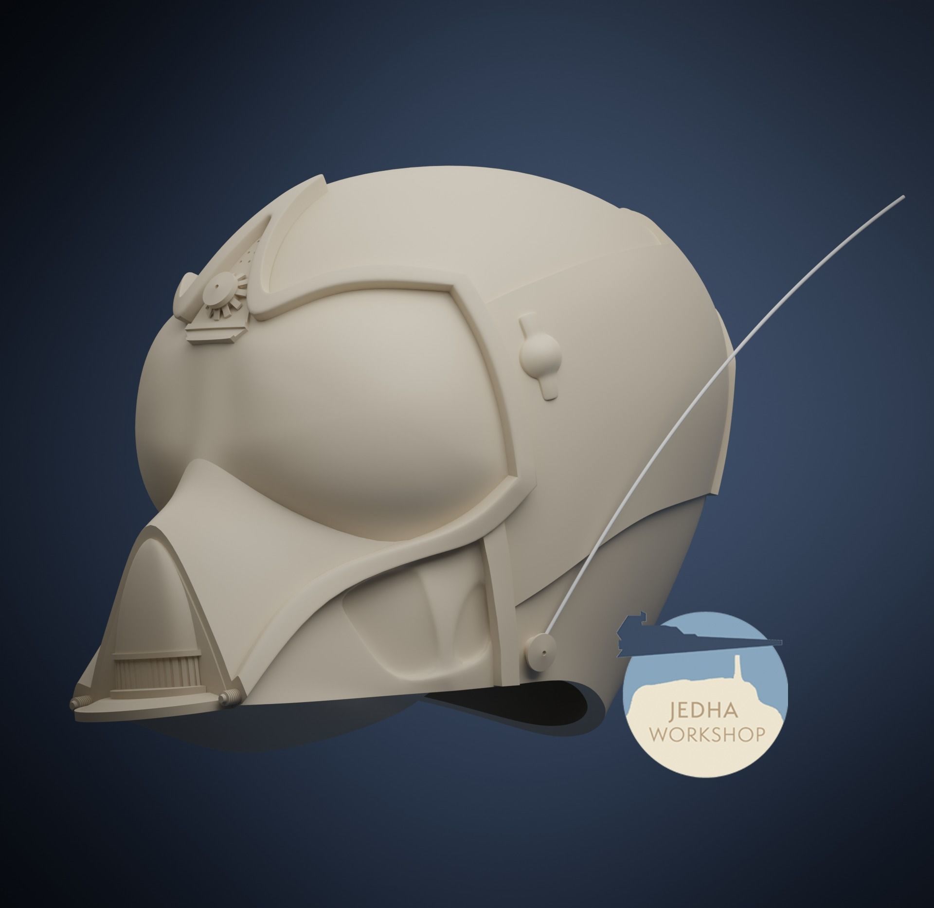 Star Wars Death Star Droid RA-7 Protocol 3D print model_1