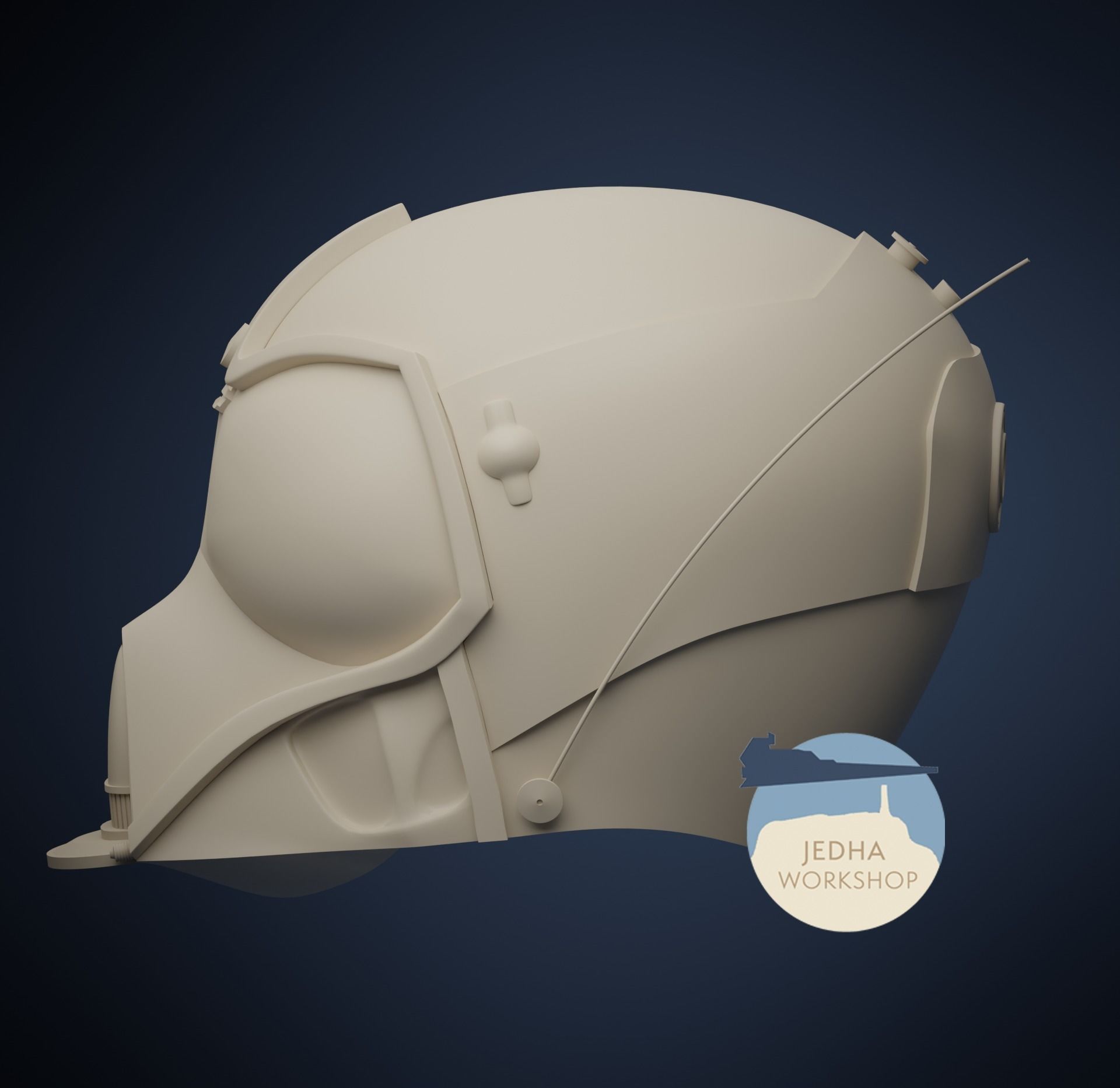 Star Wars Death Star Droid RA-7 Protocol 3D print model_2