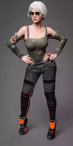 Rhmadan woman orange