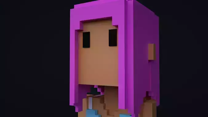 3D Pixel Meebits lale