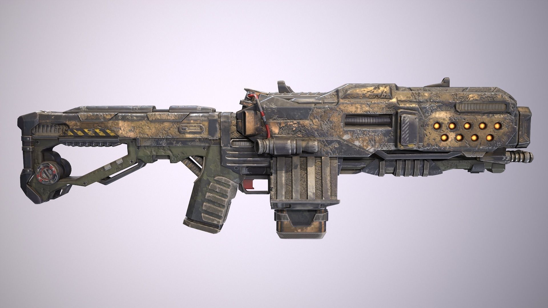 Hammervolt Rifle Low-poly 3D model_23