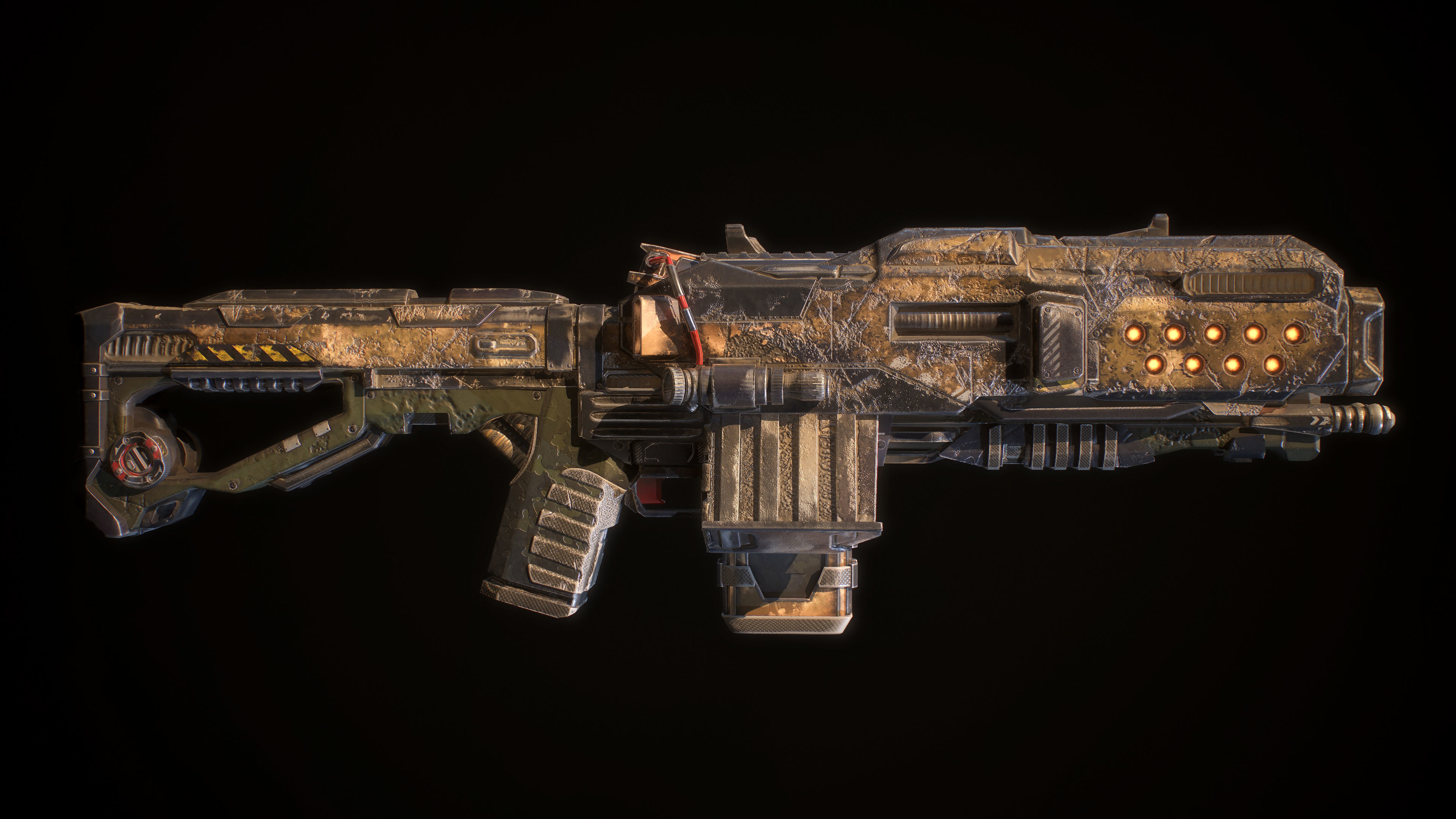 Hammervolt Rifle Low-poly 3D model_10