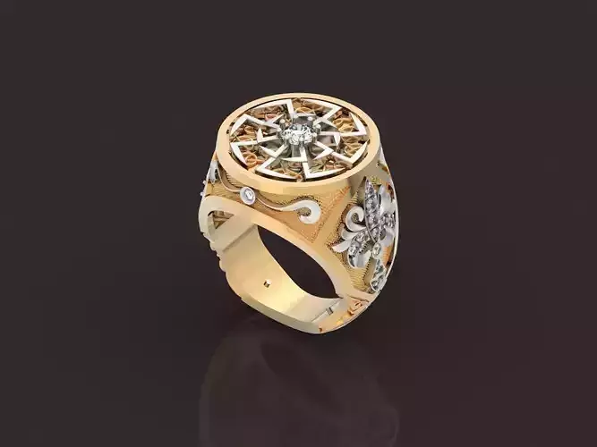  big ring with patterns
