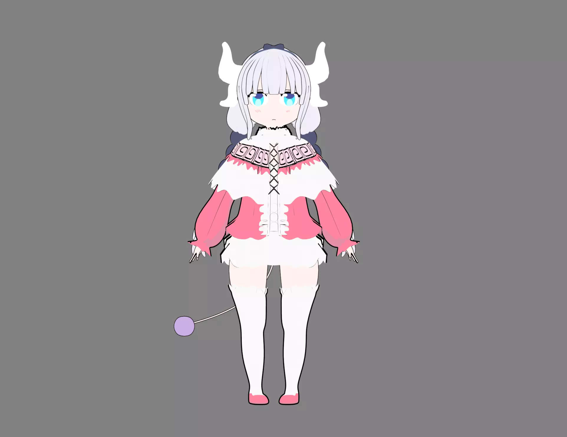 kanna kamui from Kobayashi-san Chi no Maid Dragon 3D print model_0