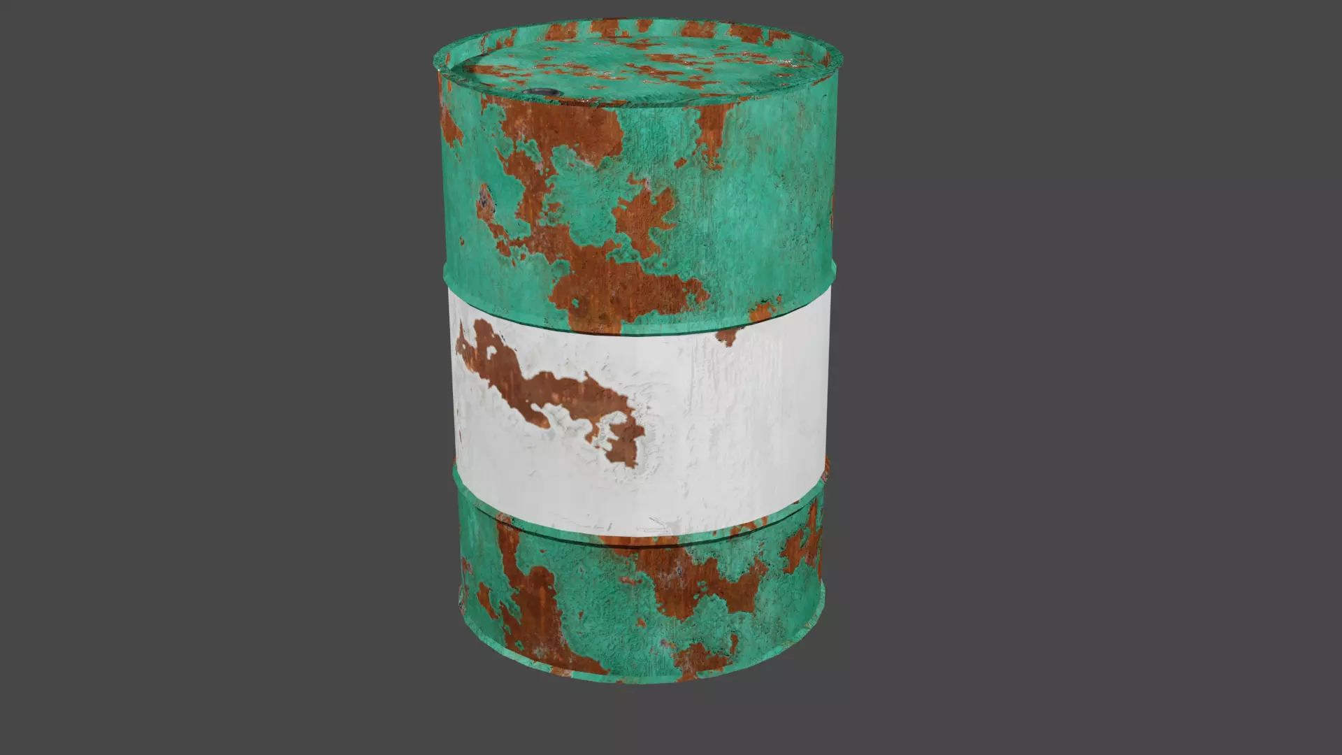 Old Barrel Free 3D model