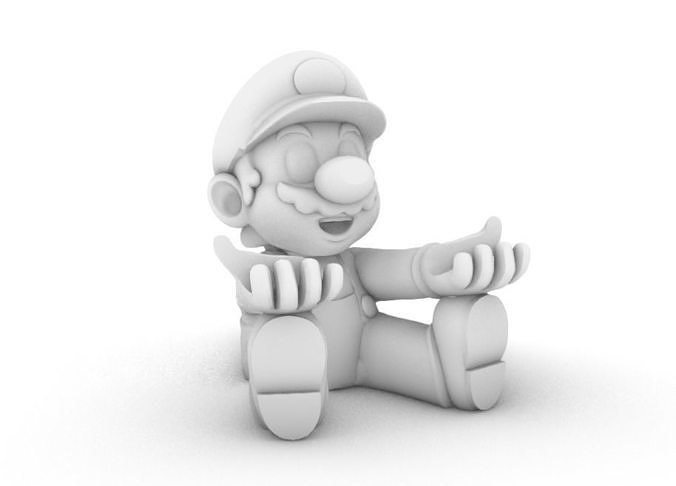 Super Mario holder objects 3D print model