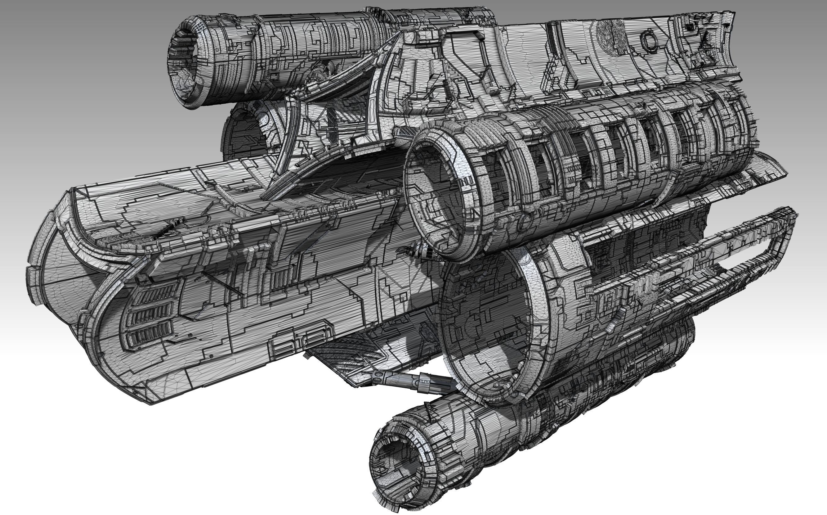 space equipment node 00143 3D model_2
